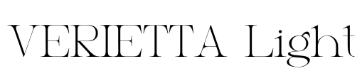 VERIETTA Light Font Image