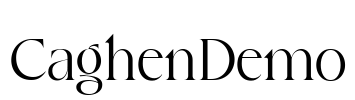 CaghenDemo Font Image