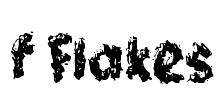 f Flakes Font Image