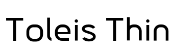 Toleis Thin Font Image