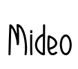 Mideo Font Image
