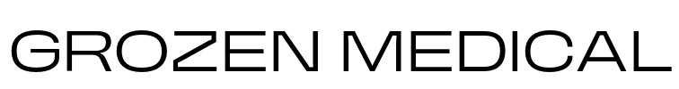 GROZEN MEDICAL Font Image