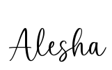 Alesha Font Image
