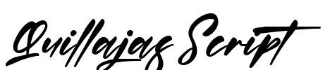 Quillajas Script Font Image
