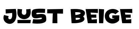 Just Beige Font Image