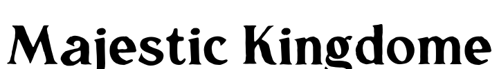 Majestic Kingdome Font Image