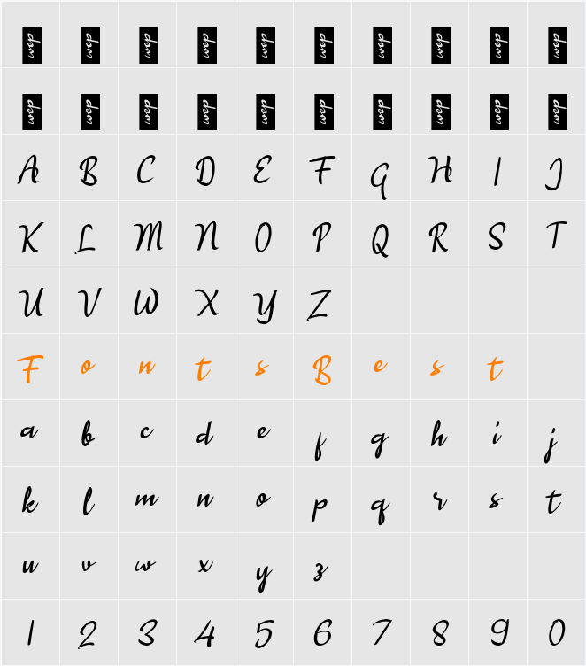 j Jalin Nusantara Character Map