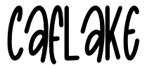 Caflake Font Image