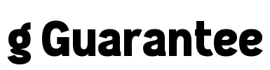 g Guarantee Font Image