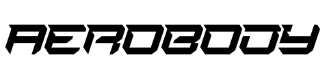 Aerobody Font Image