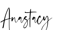 Anastacy Font Image