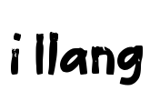 i Ilang Font Image