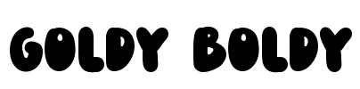 Goldy Boldy Font Image