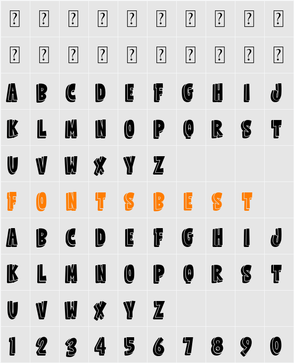 Good Shreak Shadow Character Map