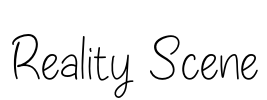 Reality Scene Font Image