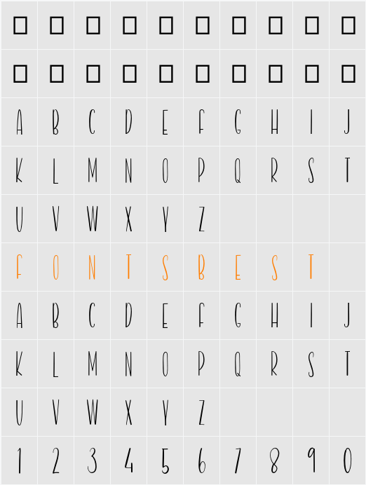 Note Christmas Character Map