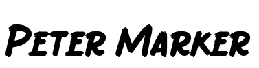 Peter Marker Font Image