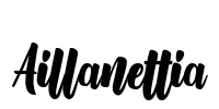 Aillanettia Font Image