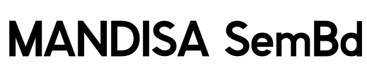 MANDISA SemBd Font Image
