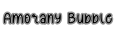 Amorany Bubble Font Image