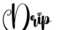 Drip Font Image