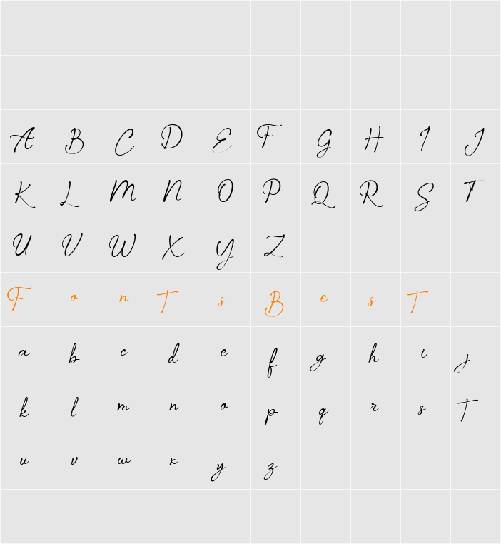 Sellira Character Map