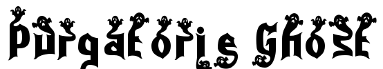 Purgatorie Ghost Font Image