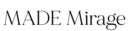 MADE Mirage Font Image