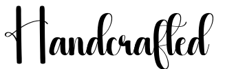 Handcrafted Font Image