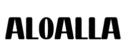 ALOALLA Font Image