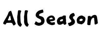 All Season Font Image