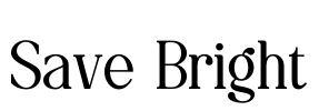Save Bright Font Image