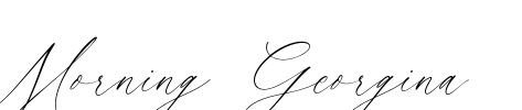 Morning Georgina Font Image