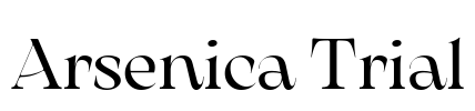 Arsenica Trial Font Image