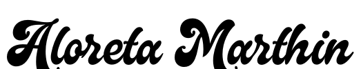 Aloreta Marthin Font Image