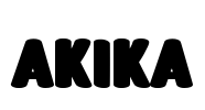 AKIKA Font Image