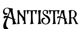 Antistar Font Image
