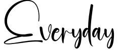 Everyday Font Image