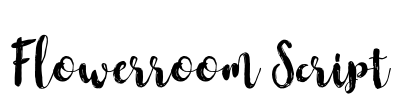 Flowerroom Script Font Image