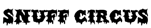 Snuff Circus Font Image