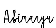Abimanyu Font Image
