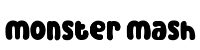 Monster Mash Font Image