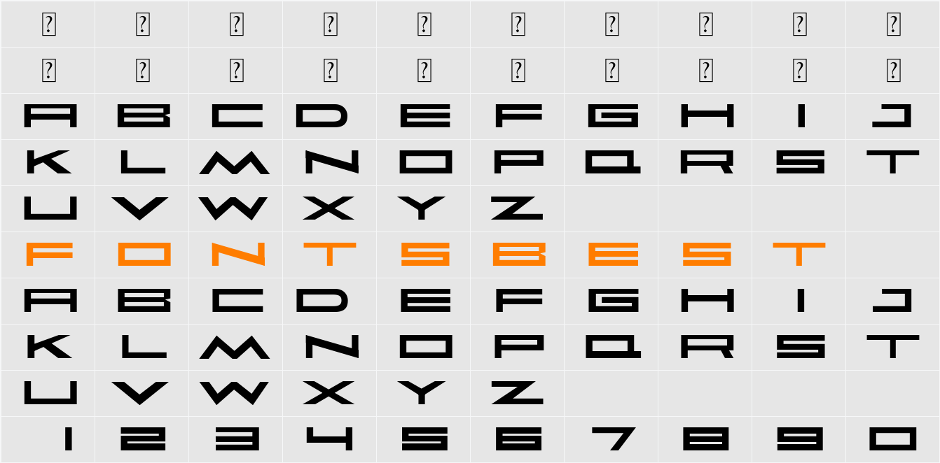 Faqro Extended Expand Trial Character Map