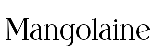 Mangolaine Font Image