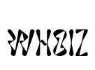 Whoiz Font Image