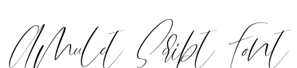 Amulet Script Font Font Image