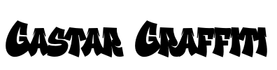 Gastar Graffiti Font Image
