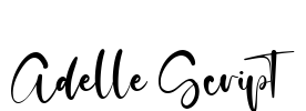 Adelle Script Font Image