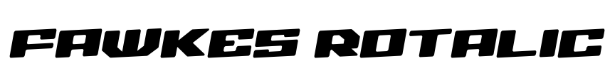 Fawkes Rotalic Font Image