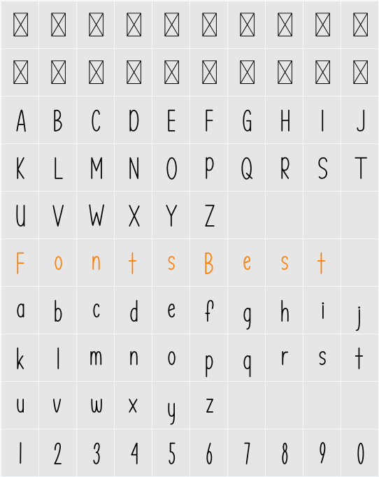 Hello Wednesday Character Map